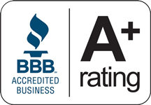 Accredited Member - Better Business Bureau - A+ Rating